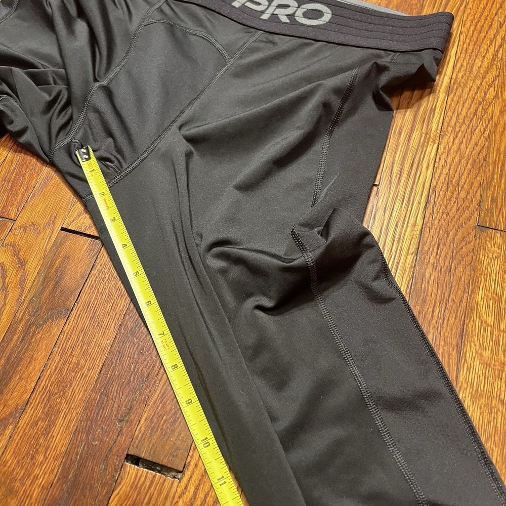 Nike Pro Compression Leggings Men's Black Size XL-Tall BV5643-010 - Picture 4 of 11